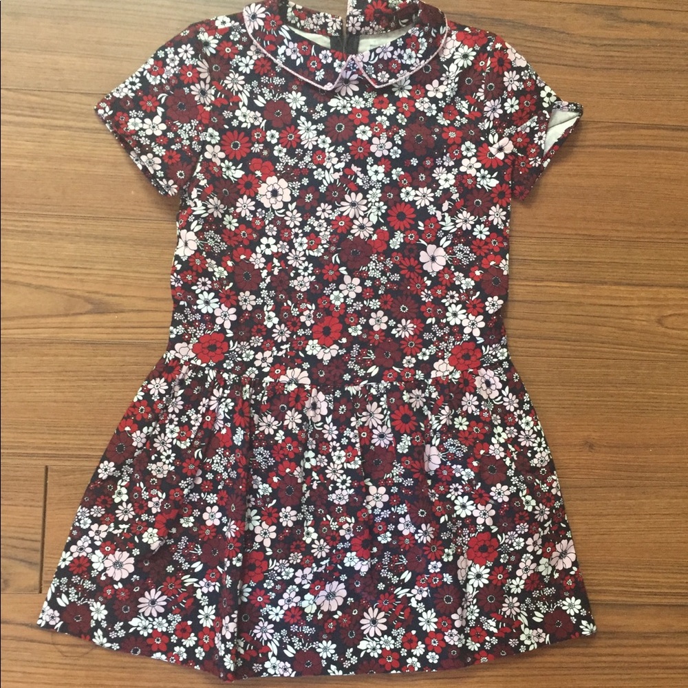 Brooks Brothers Short Sleeve Sateen Floral dress